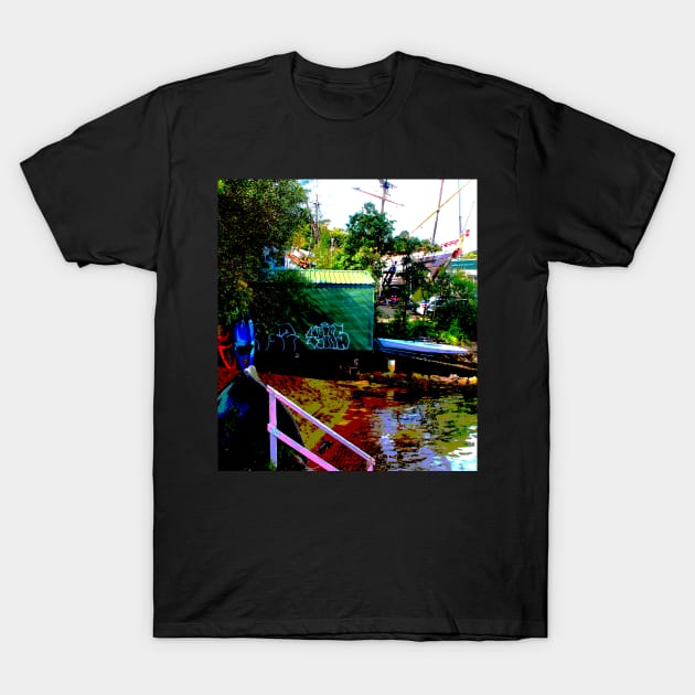 The Green Boat Shed! T-Shirt by Mickangelhere1
